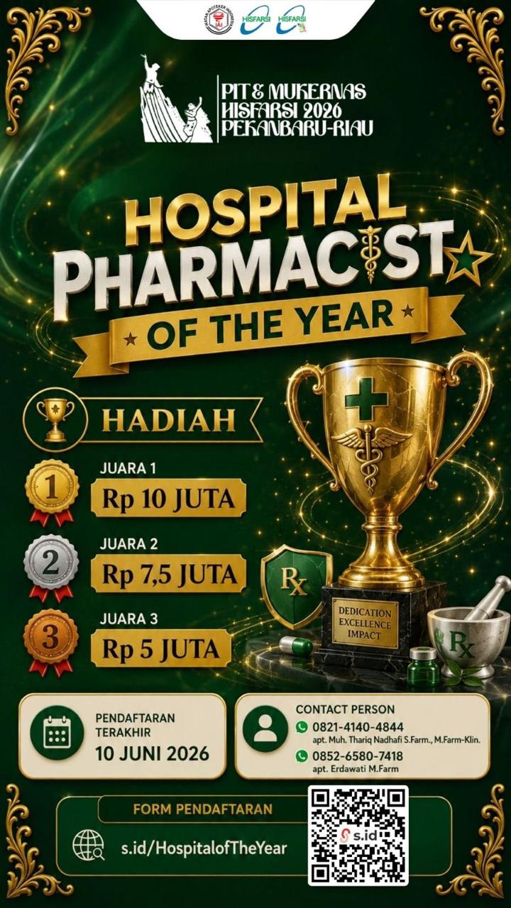 HOSPITAL PHARMACIST OF THE YEAR
